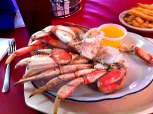 Dungeness crab at Jack Dempsey’s, New Orleans
