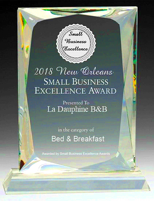 Small Business Excellence Award picture.
